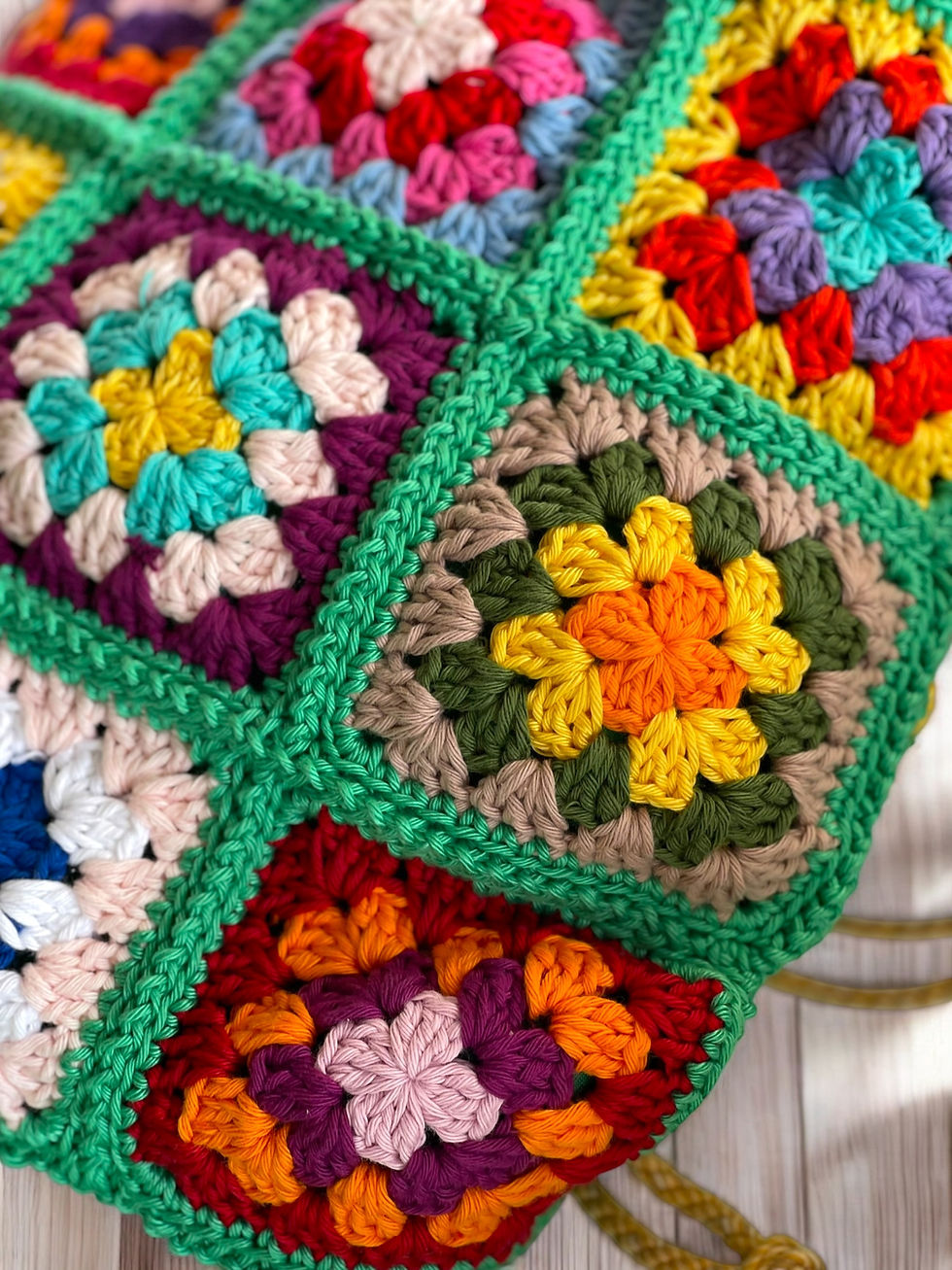 Miniatura: Sacca Jenny Granny Cotone