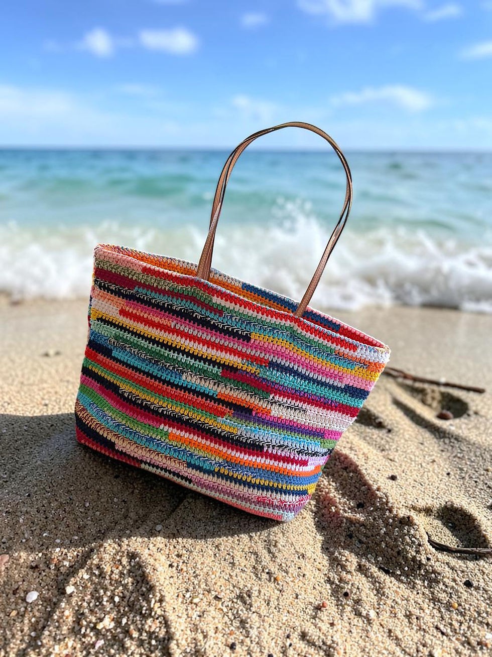 Miniatura: Medium ColorPop multicolor in cotone