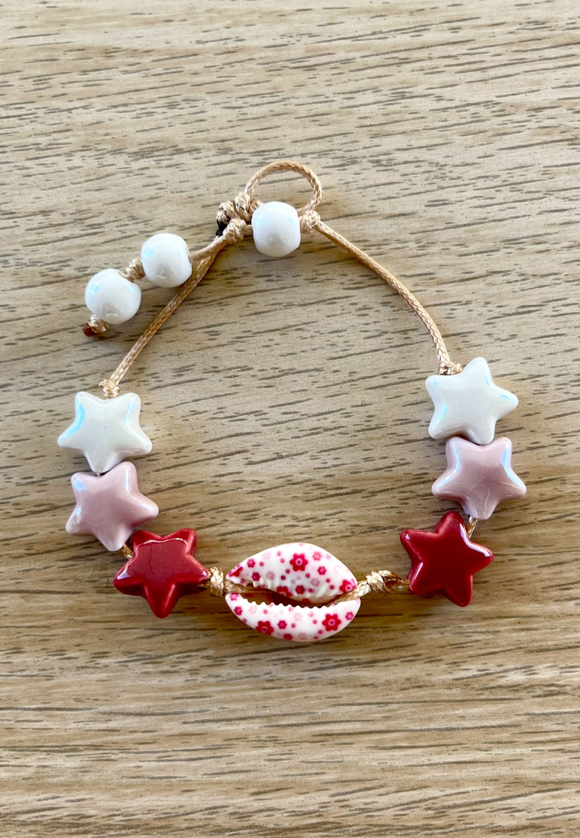 Bracciale in ceramica conchiglia multicolor 1