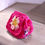 Miniatura: "Piccolino" portachiavi granny small fucsia