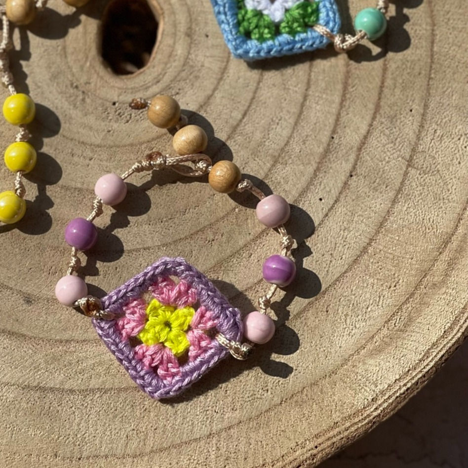 Miniatura: Bracciale granny in cotone