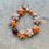 Miniatura: Bracciale in ceramica viola, lilla e arancio