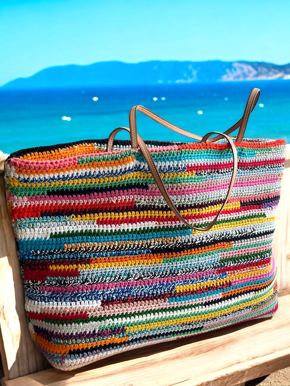 Miniatura: BIG  ColorPop multicolor in cotone