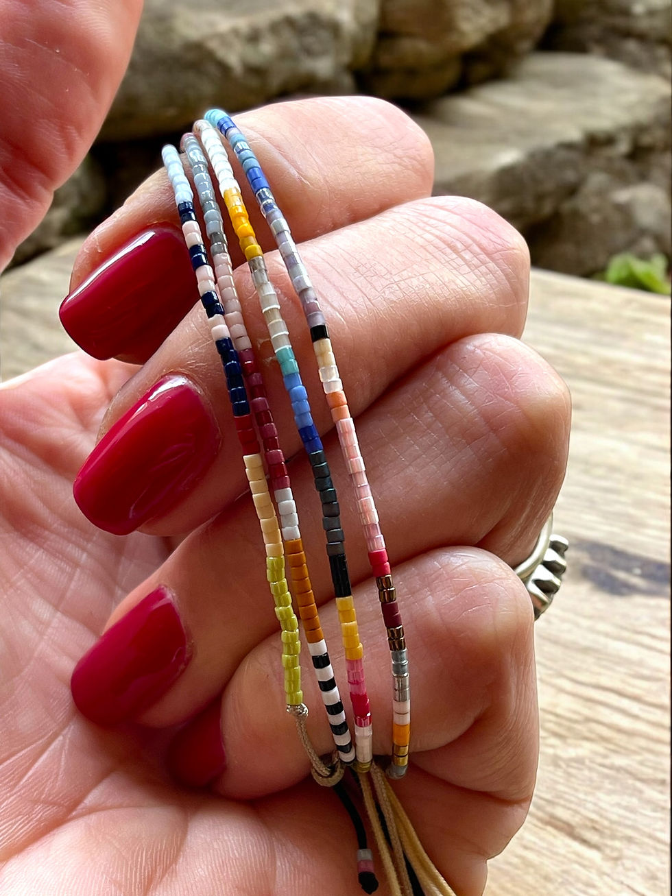 4 Bracciali perline Miyuki