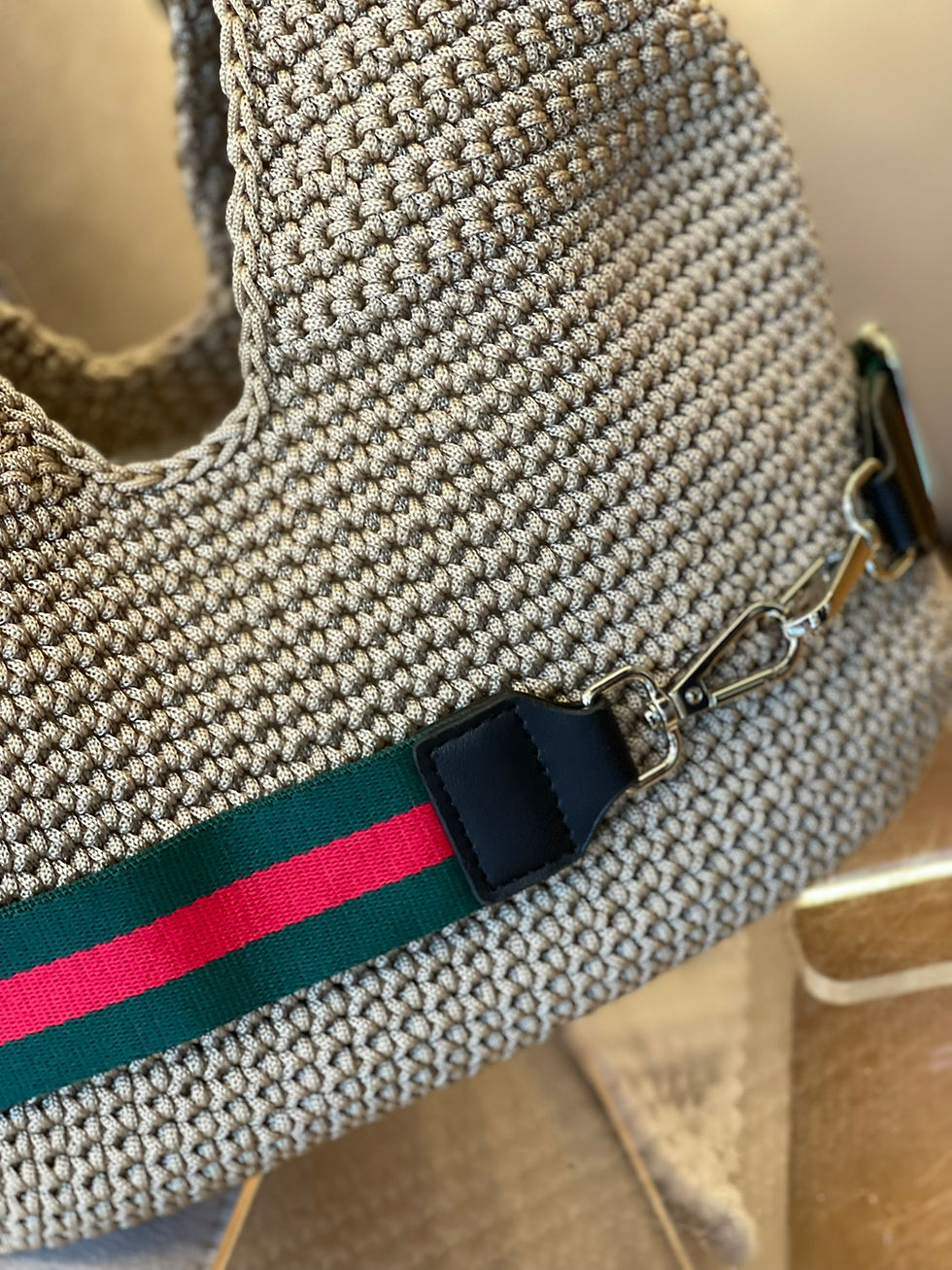 Miniatura: Borsa Alba con cinta in tessuto