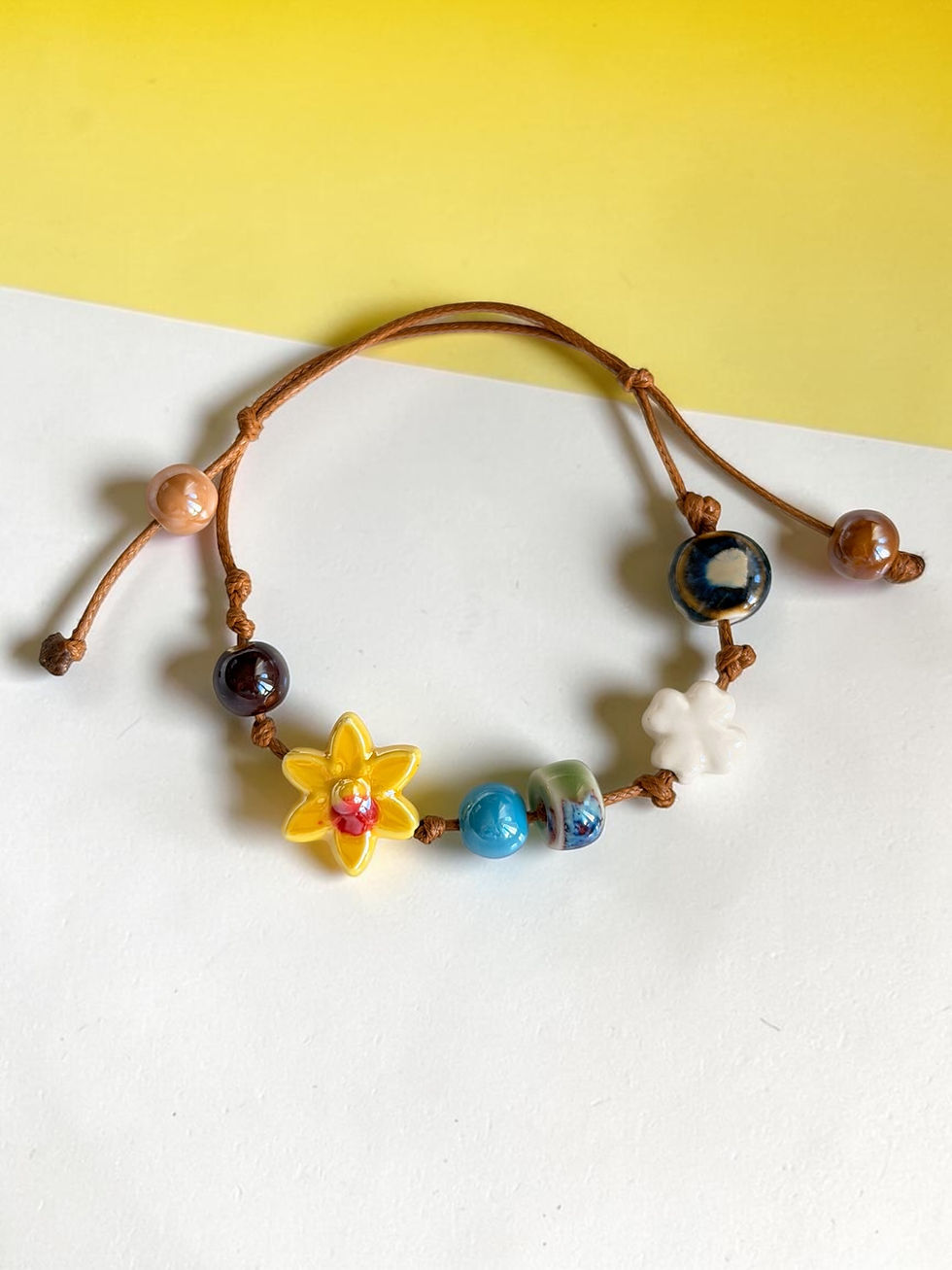 Miniatura: Bracciale fiorellino ceramica