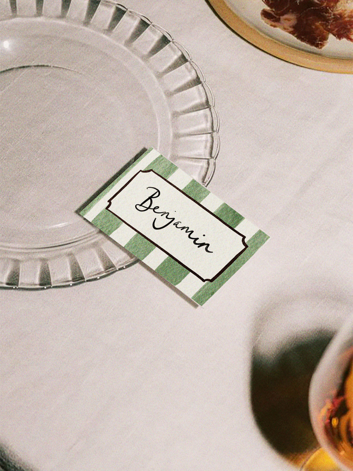 Pistachio Placecards - Set of 10