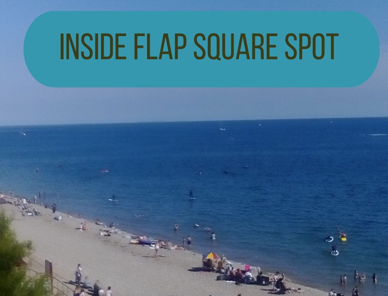 INSIDE FLAP SINGLE AD ~ Square spot