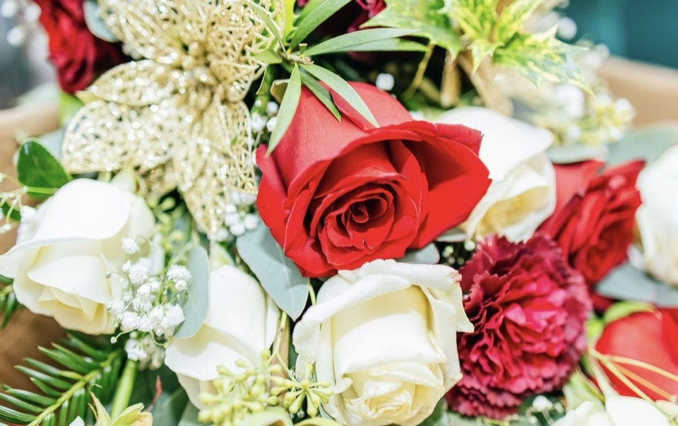 close up of bouquet
