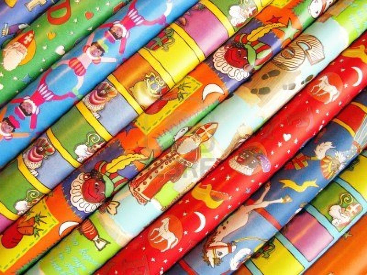 Seasonal Gift Wrap for Each Gift Box or Baker's Tray