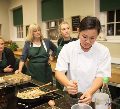 Belle Case with Thai cooking class.