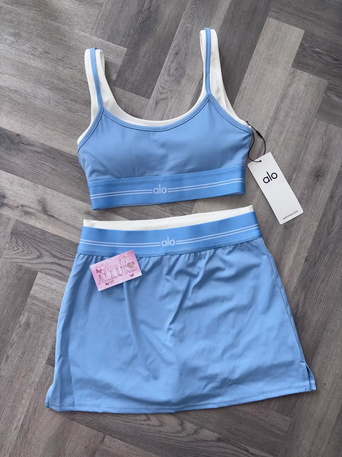Light Blue A Skirt Set (PRE ORDER)