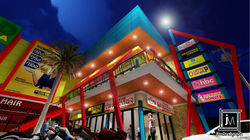 Commercial Extension at Night
