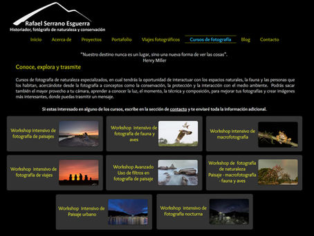 Workshop - Talleres fotografía de Naturaleza 2020