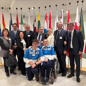 La delegazione del CIP Sicilia al Parlamento Europeo di Bruxelles