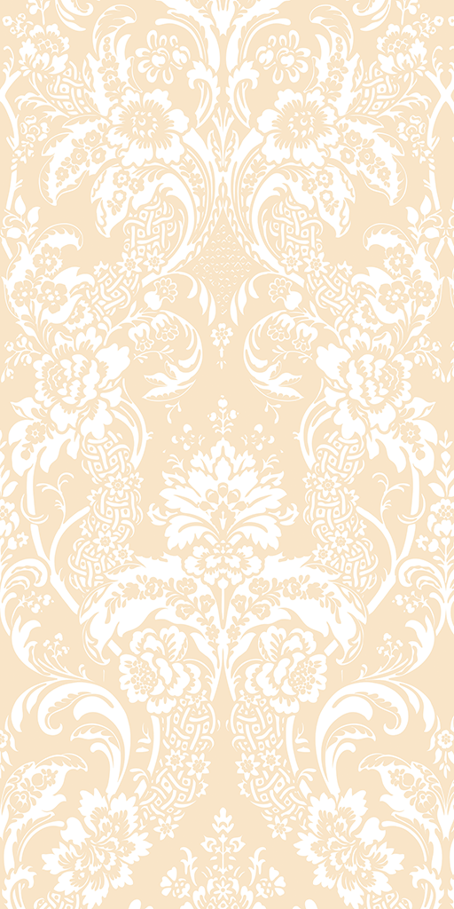 Papel De Parede Arabesco Fundo Rosa Claro Grudei