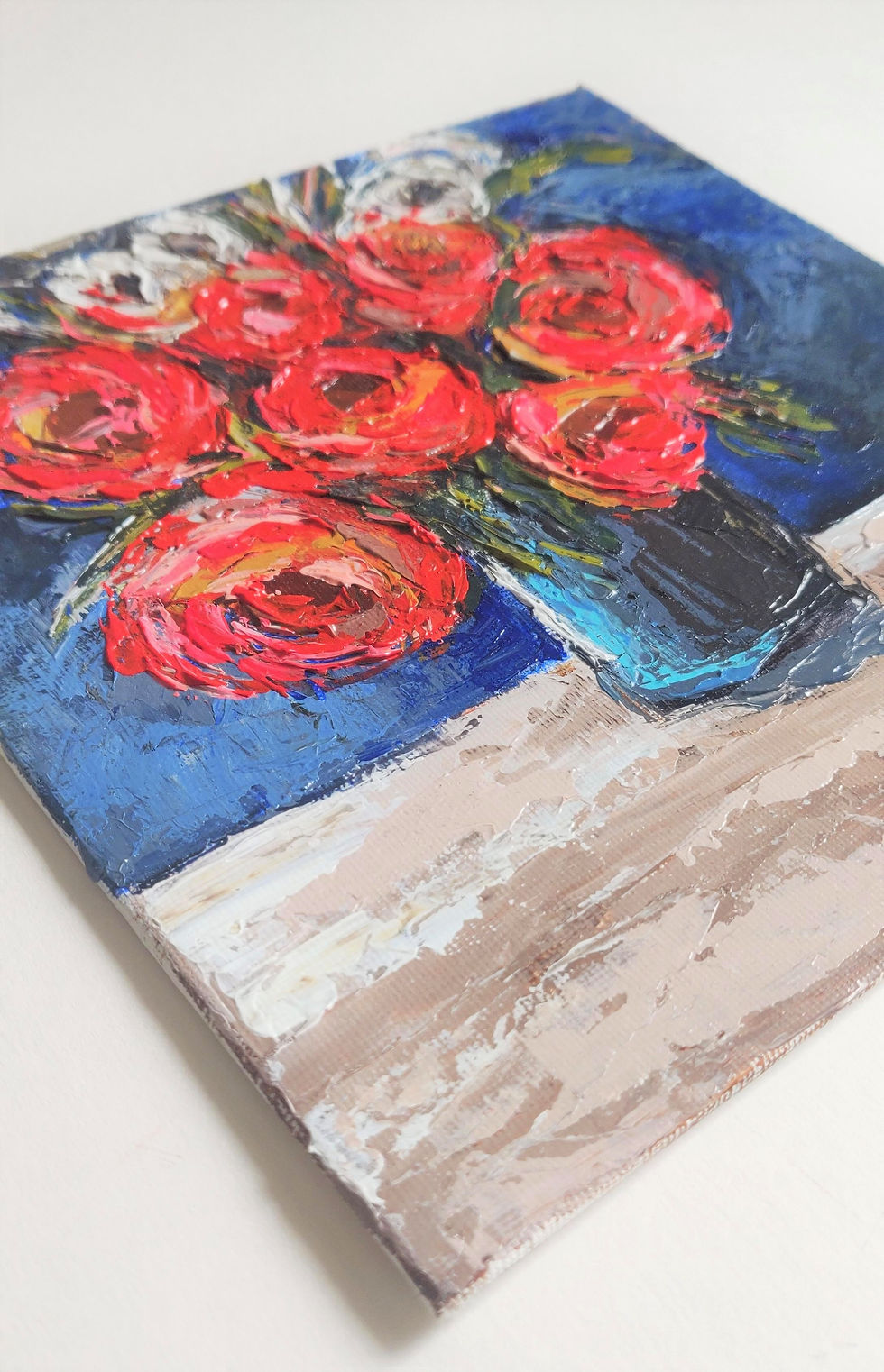Thumbnail: Original Painting 'Happy Roses'