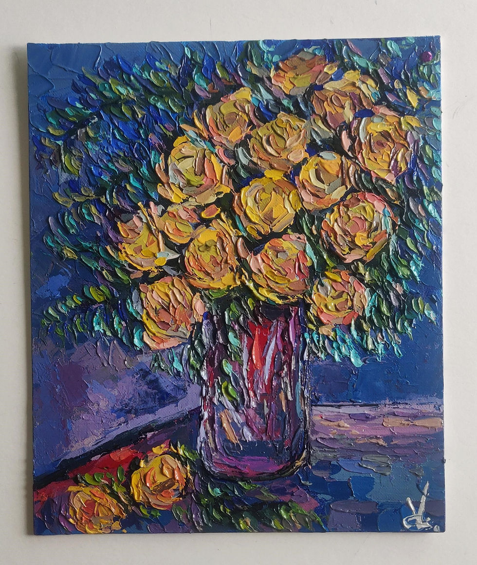 Thumbnail: Original Painting 'Night Vase'