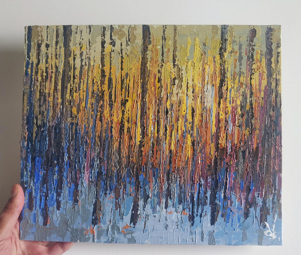 Thumbnail: Original Painting 'Winter Forest'
