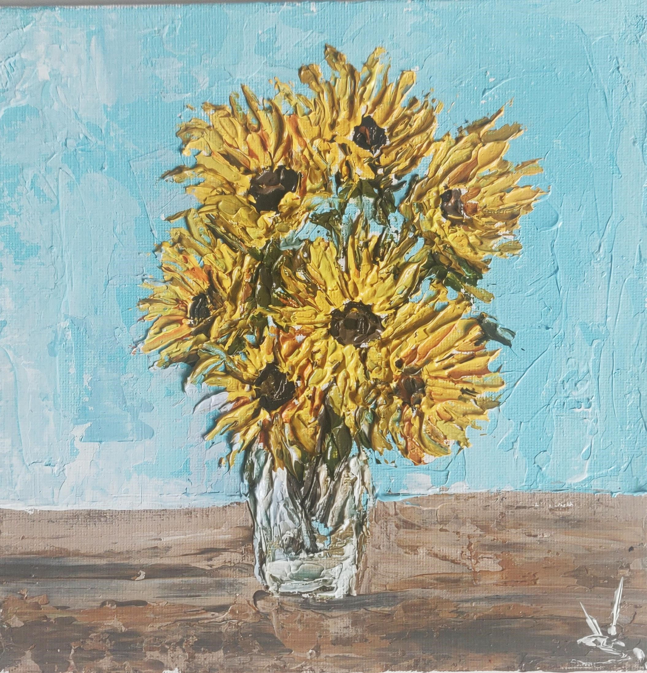 Original Painting 'Sunflower Bouquet'