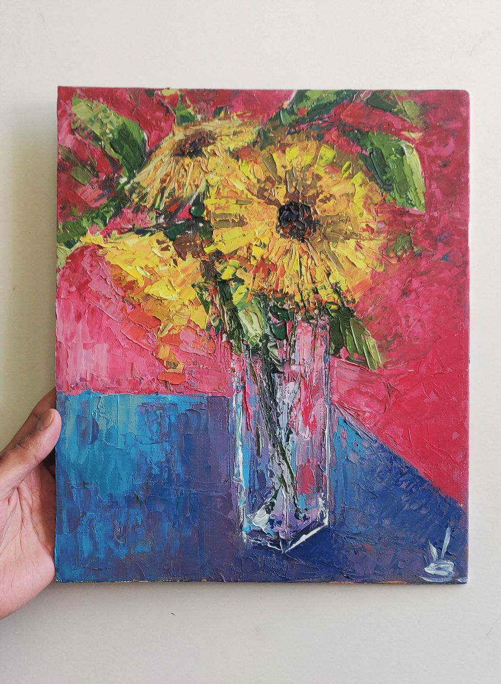 Original Painting 'Cocktail Sunflowers'
