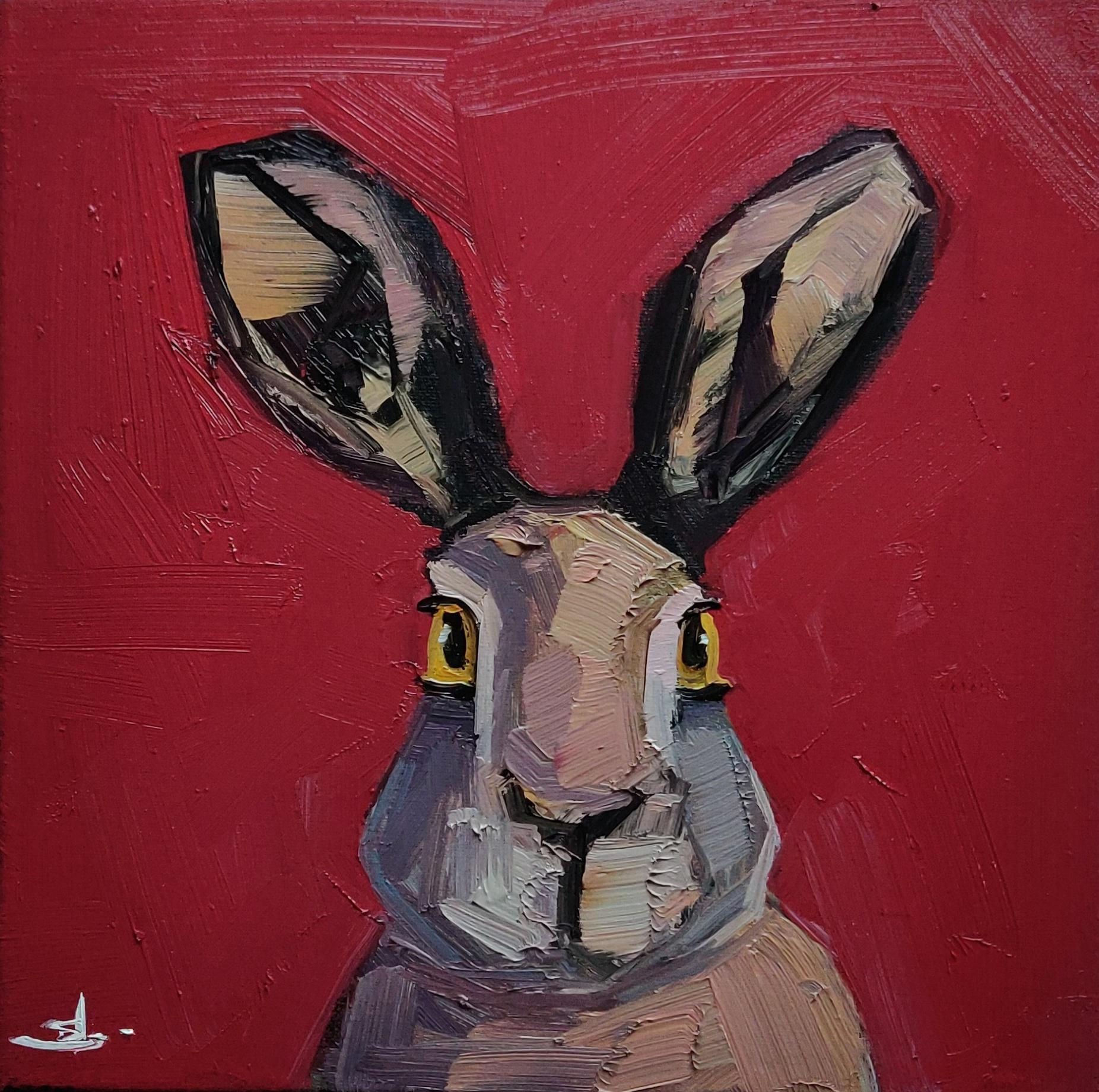 Original Painting ' Wild Hare'