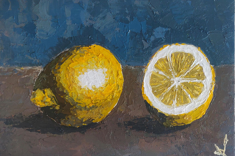 Thumbnail: Original Painting 'Blue Wall Paper'