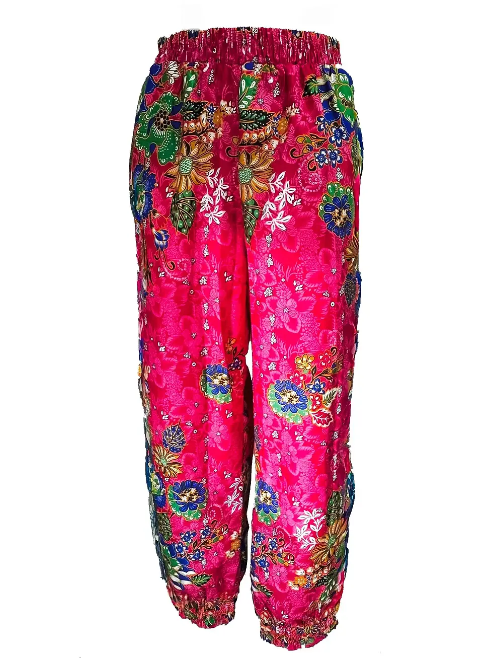 Thumbnail: Unisex Floral Sarong Jogger Pants