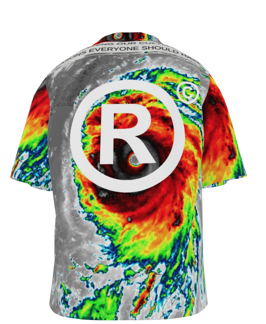 Thumbnail: RocFre$h Katrina 20 Eye of the Storm Button Up Shirt