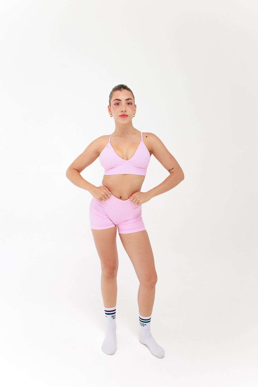 Thumbnail: BÜNDA Marshmallow Short Pink Front View