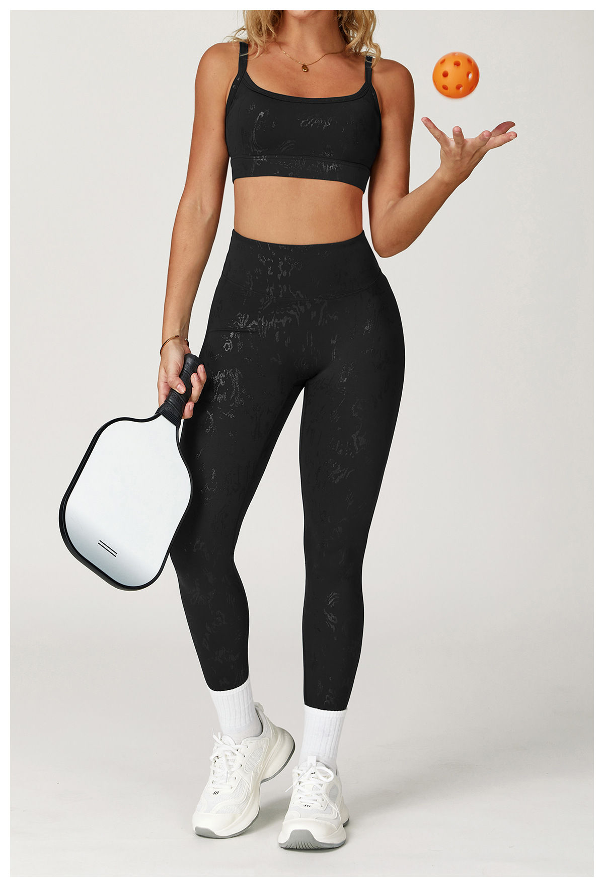 Black Shine Bra – front view