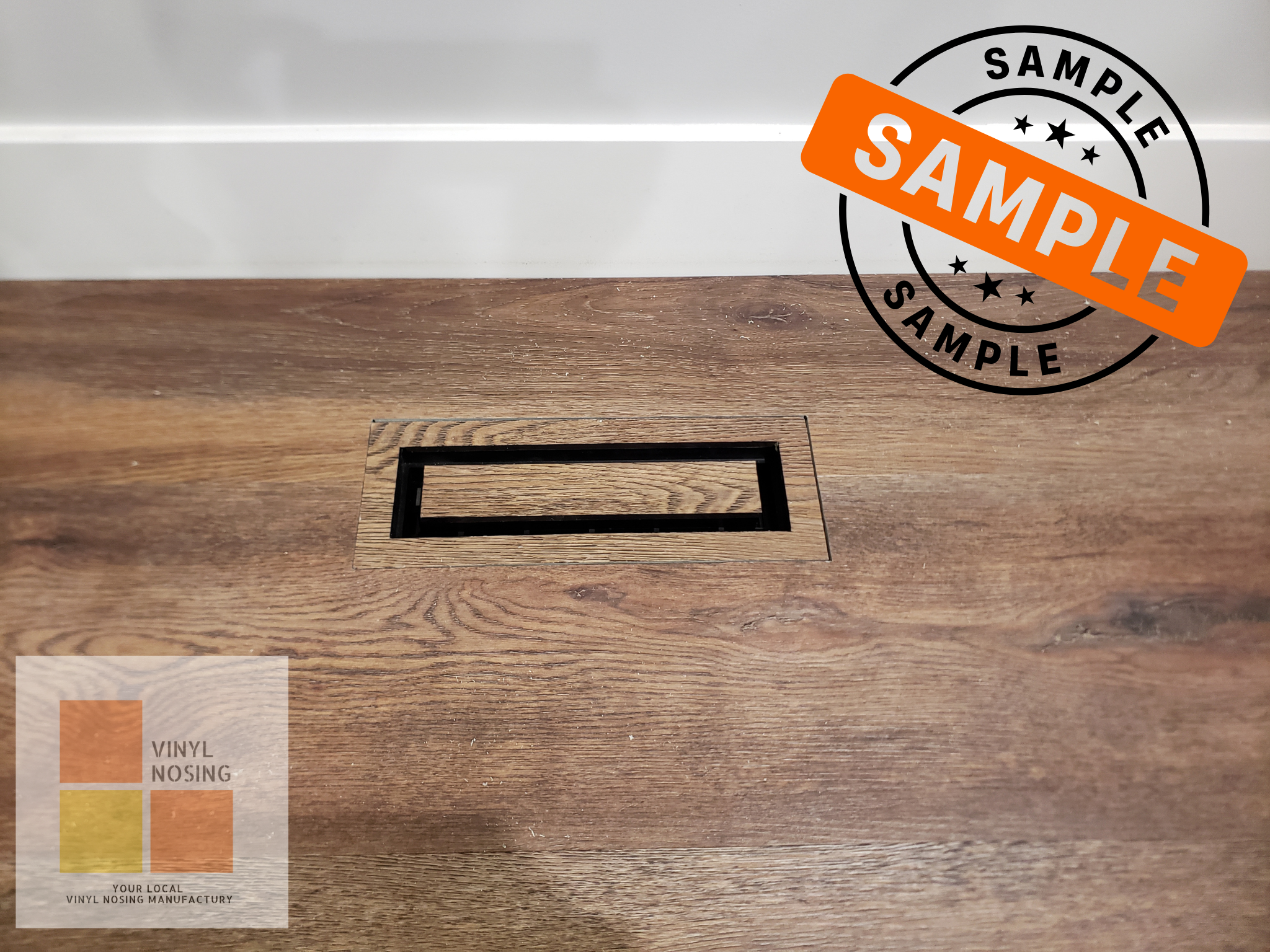 Custom Vinyl Framed Floor Vent