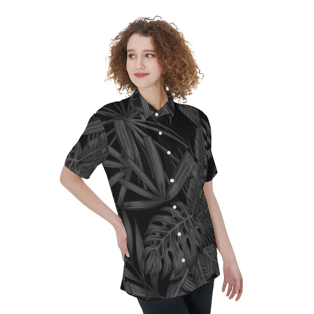 Kush ® Women's Button Down Leisure Shirt