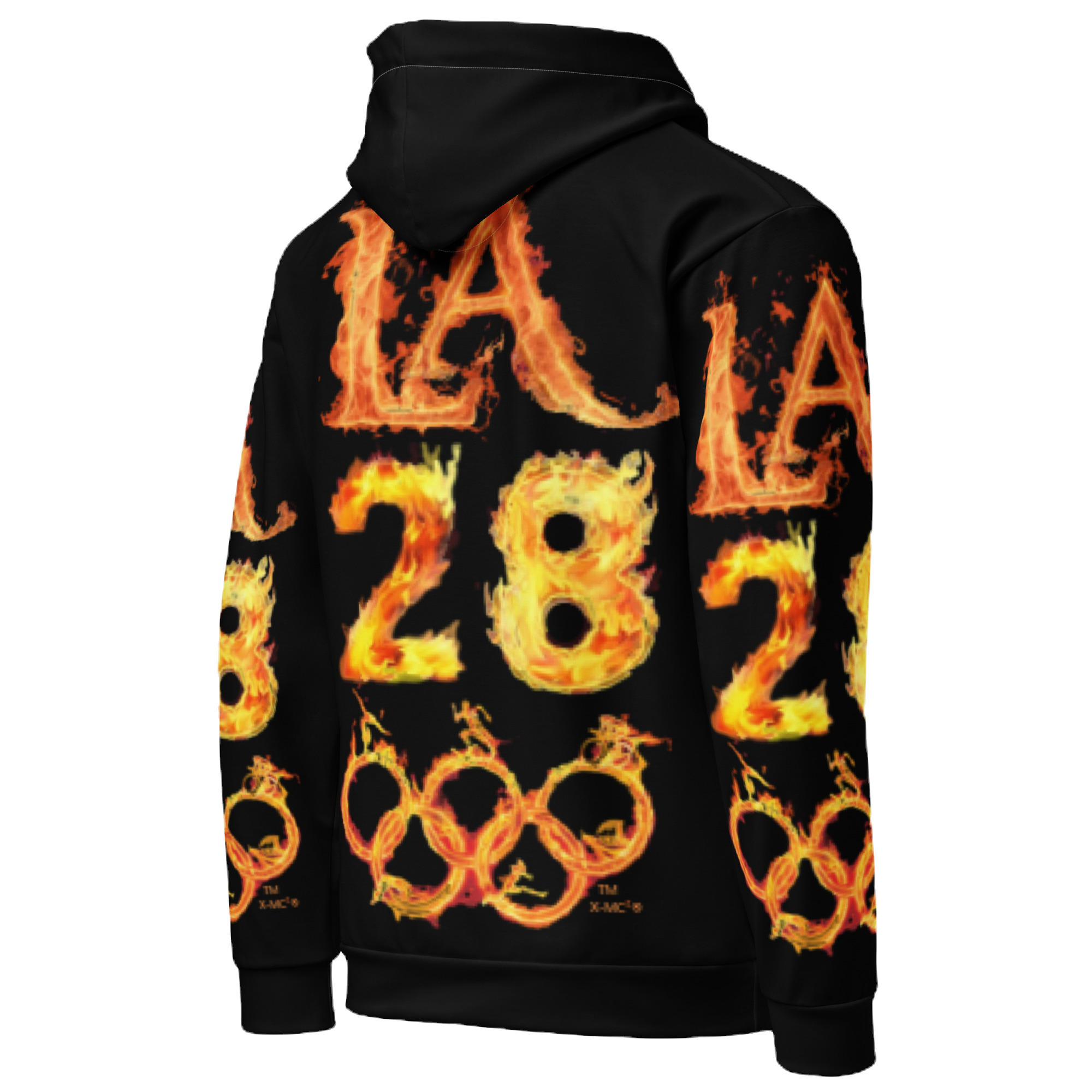 TREKK-EX® Los Angeles 2028 Summer Olympic Games Unisex Hoodie (Black)