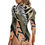 Thumbnail: Kush ® Women's Turtleneck Bodysuit With Puff Sleeve