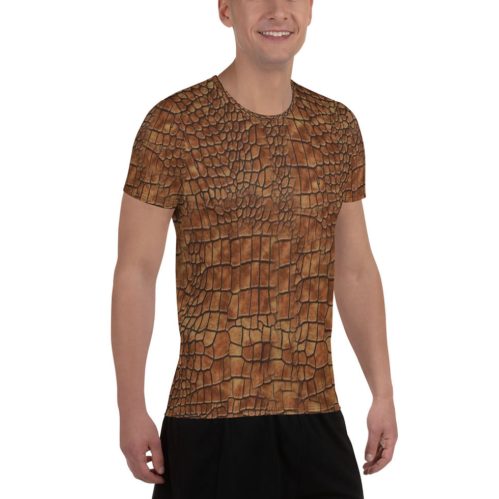 TREKK-EX ® "Naked Dragon" Men's Athletic T-shirt