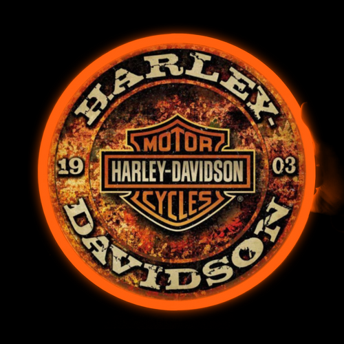 Harley Davidson Since 1903 LED Neon Vintage Collectible Motor Cycles