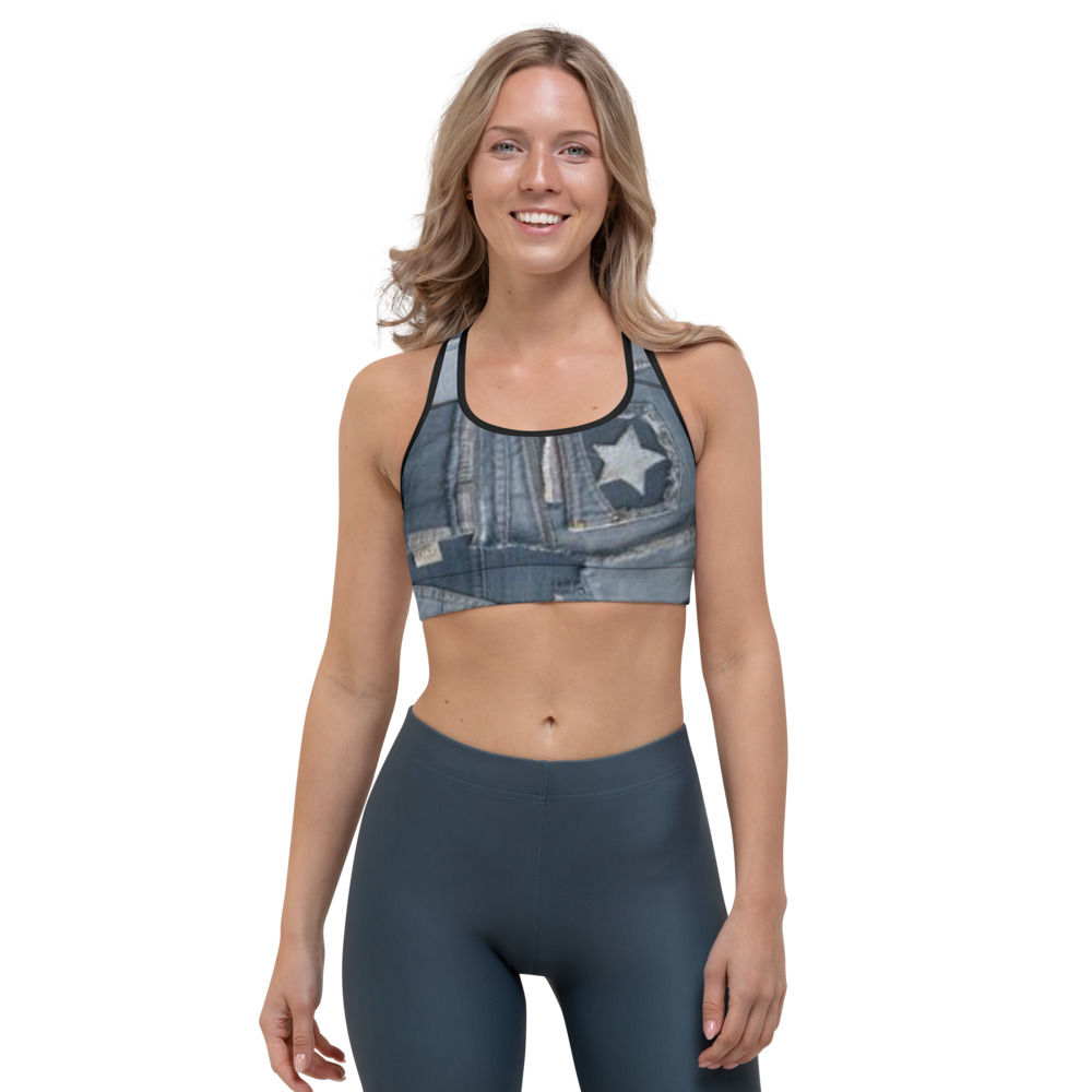 TREKK-EX ® "Old Navy Denim" Sports bra