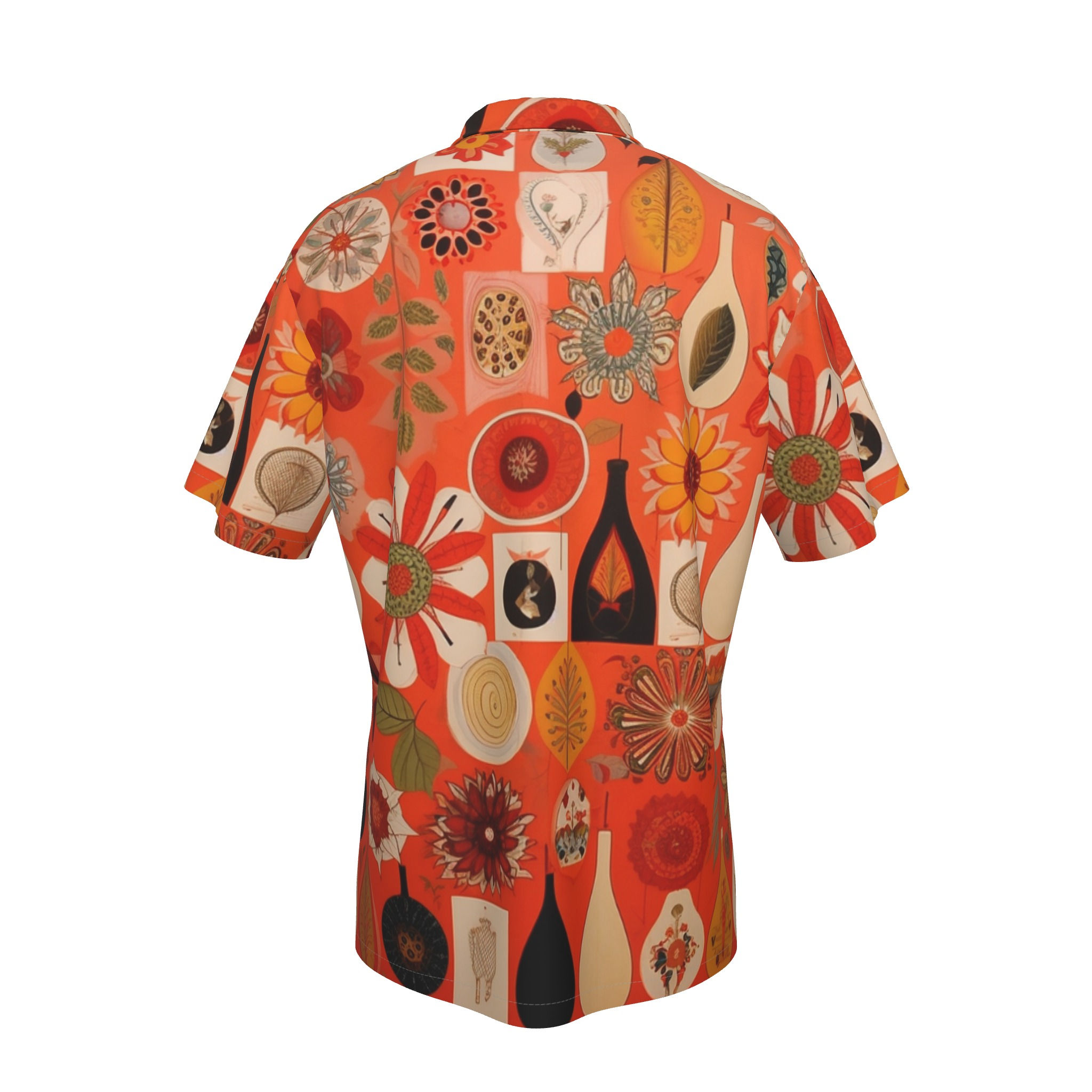 Kush ® Men's Button Down Leisure Print Shirt