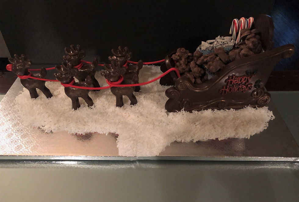 Santa's Sleigh and Reindeer