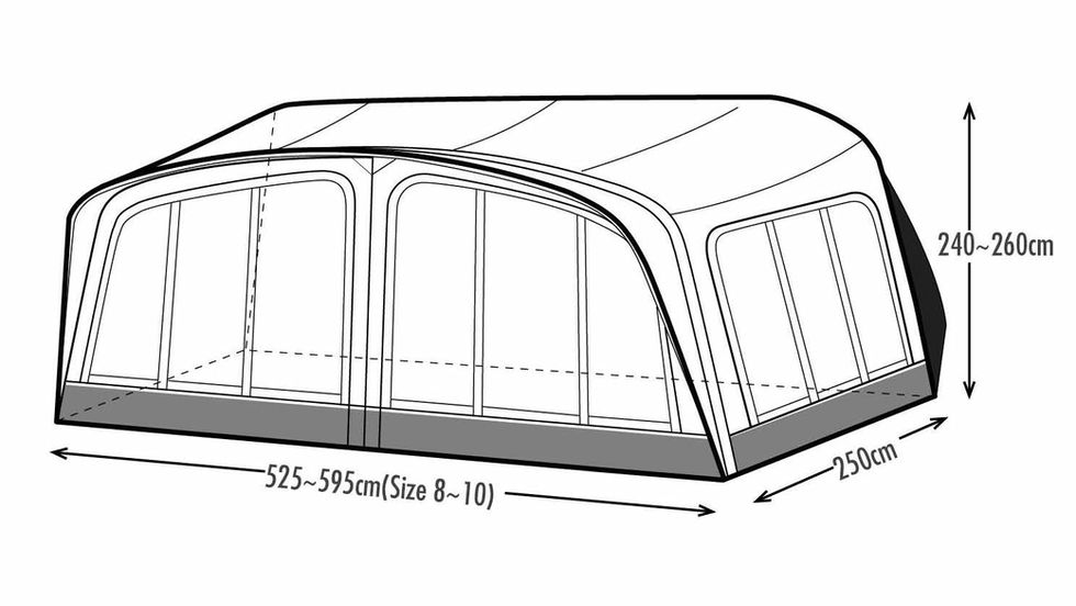 Westfield Şişme Karavan Çadırı Galaxy 2.0