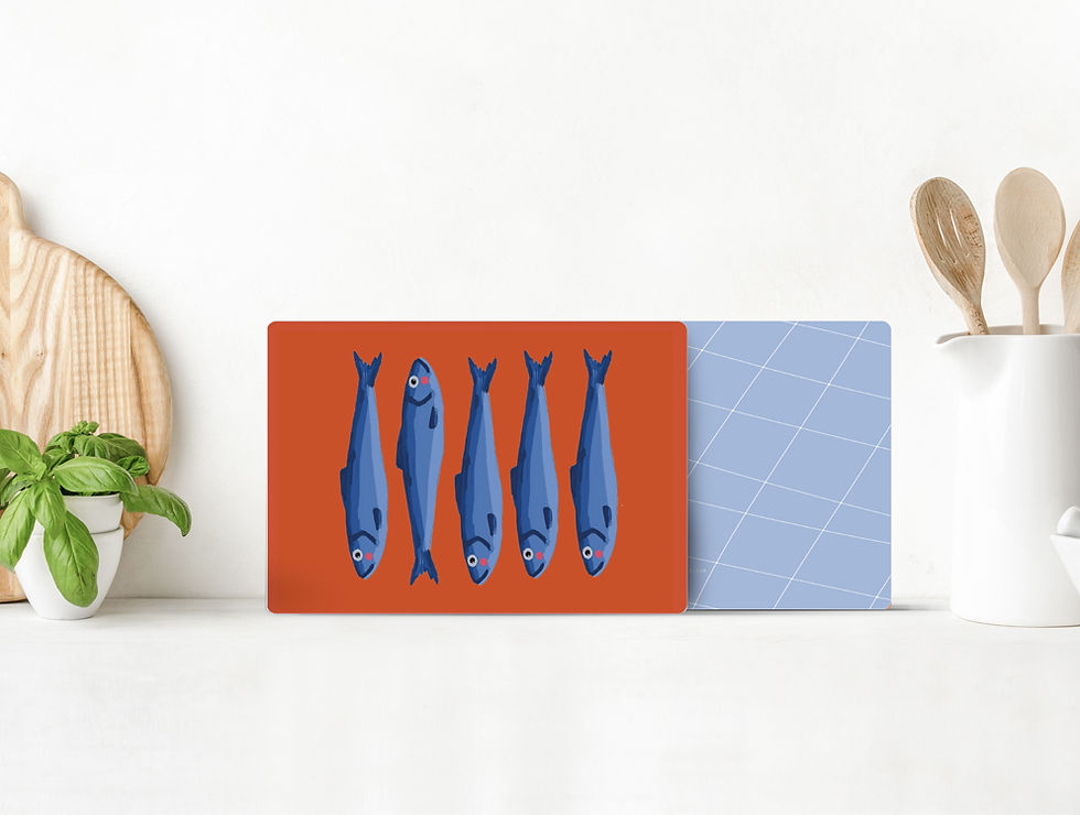 Miniaturbild: br.24.003.fische | Brettchen | 6 Stück