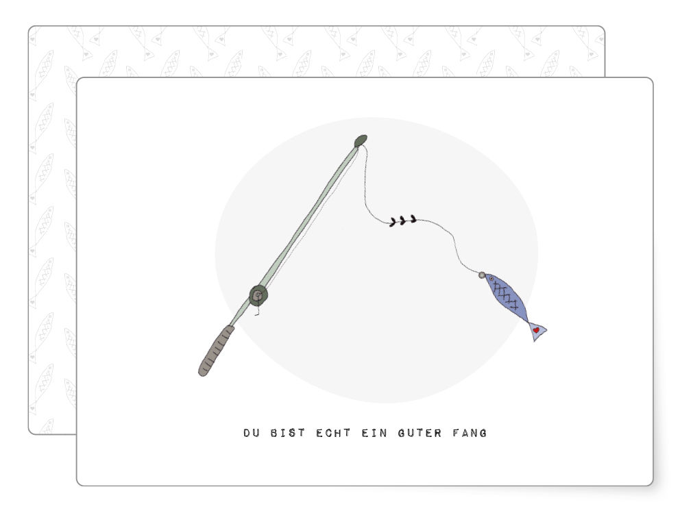 Guter Fang | Postkarte
