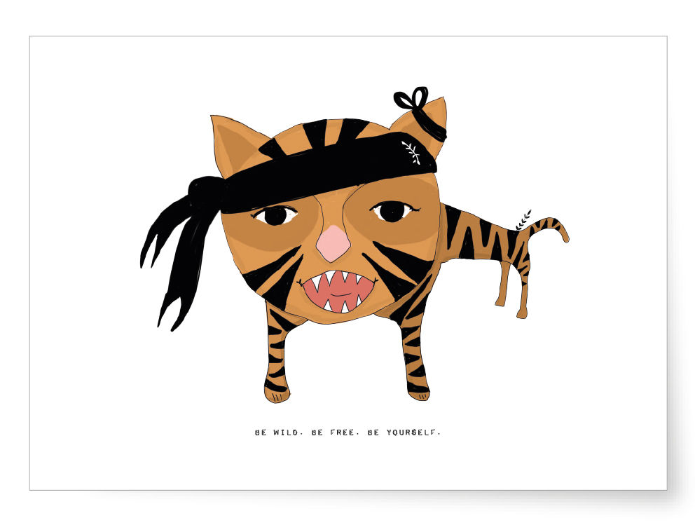 Be wild | Artprint