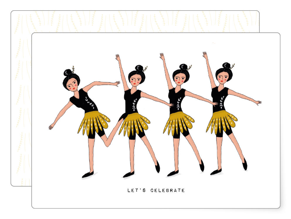 Let's celebrate | Postkarte