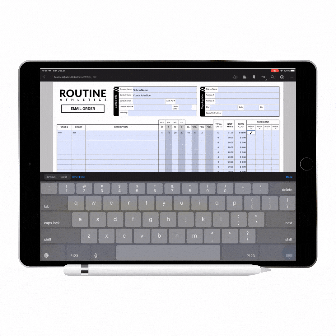 shimon croxton portfolio work routine athletics custom order form