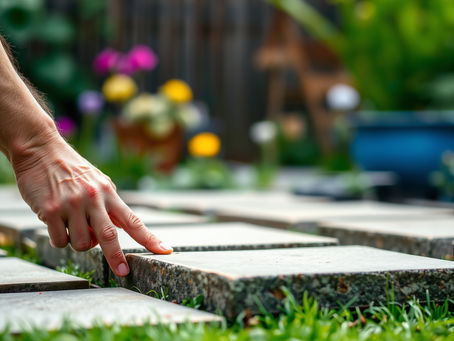 Concrete being poured for a garden shed base, showing one option for preparing the ground before shed installation