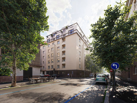 Visualization of street in Prague