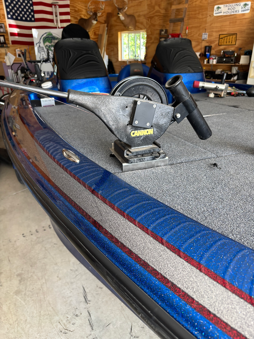 Thumbnail: Downrigger Mount - NO drilling required - Bend Under