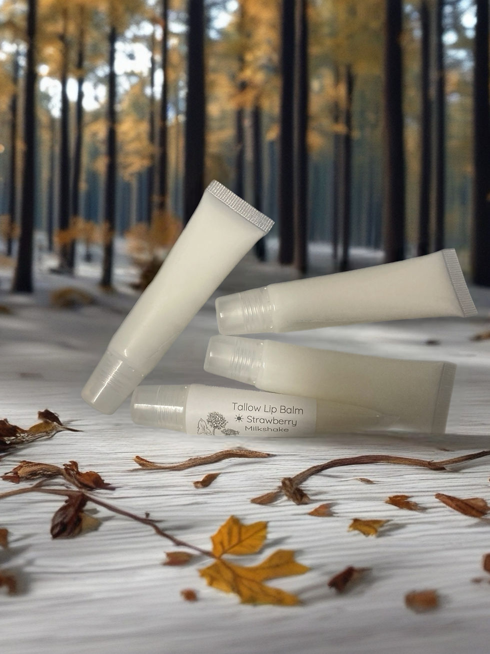 Fall Edition-Tallow Lip Balm-3/pack